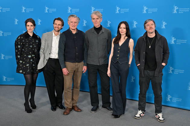 76th Berlin Film Festival Photocall Everybody Digs Bill Evans Katie McGrath, Anders Danielsen Lie, Bill Pullman, Grant Gee, Valene Kane, Barry Ward attending a photocall for the movie Everybody Digs Bill Evans during 76th Berlin International Film Festival in Berlin, Germany on 13 February 2026. Photo by Julien Reynaud APS-Medias ABACAPRESS.COM Berlin  Copyright: xReynaudxJulien APS-Medias ABACAx