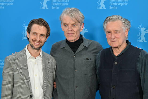 76th Berlin Film Festival Photocall Everybody Digs Bill Evans Anders Danielsen Lie, Grant Gee, Bill Pullman attending a photocall for the movie Everybody Digs Bill Evans during 76th Berlin International Film Festival in Berlin, Germany on 13 February 2026. Photo by Julien Reynaud APS-Medias ABACAPRESS.COM Berlin  Copyright: xReynaudxJulien APS-Medias ABACAx