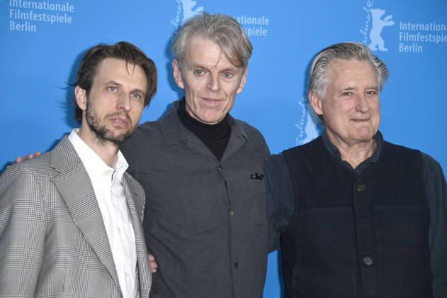 Anders Danielsen Lie, Grant Gee, and Bill Pullman at the photocall for the feature film Everybody Digs Bill Evans at the Berlinale 2026 76 Berlin International Film Festival at the Hotel Grand Hyatt Berlin, 13 02 2026 Foto:xN.xKubelkax xFuturexImagex evans_6241
