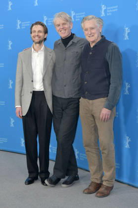 Anders Danielsen Lie, Grant Gee and Bill Pullman at the photocall for the feature film Everybody Digs Bill Evans at the Berlinale 2026 76 Berlin International Film Festival at the Hotel Grand Hyatt Berlin, 13 02 2026 Foto:xM.xBehrensx xFuturexImagex evans_6257