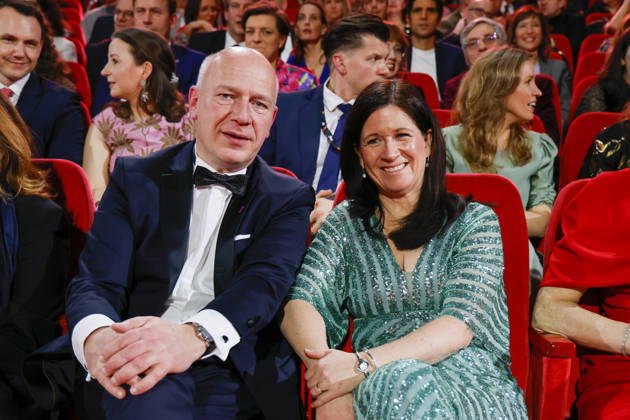 Kai Wegener, Katharina Günther Wünsch at the opening of the 75th Berlin International Film Festival in the Berlinale Palast at Potsdamer Platz
