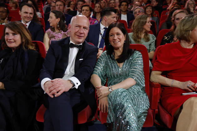 Kai Wegener, Katharina Günther Wünsch at the opening of the 75th Berlin International Film Festival in the Berlinale Palast at Potsdamer Platz
