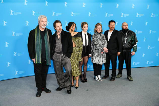 Berlin Berlinale, 76 Berlin International Film Festival 2026 Photo Call GOOD LUCK, HAVE FUN, DON™T DIE Gore Verbinski Director Director Sam Rockwell Actor Actor Zazie Beetz Actress Actor Haley Lu Richardson Actress Actor Tricia Tuttle Festival Director Michael Pena Ac Copyright: xEibner-Pressefoto RogerxBuerkex EP_RBE