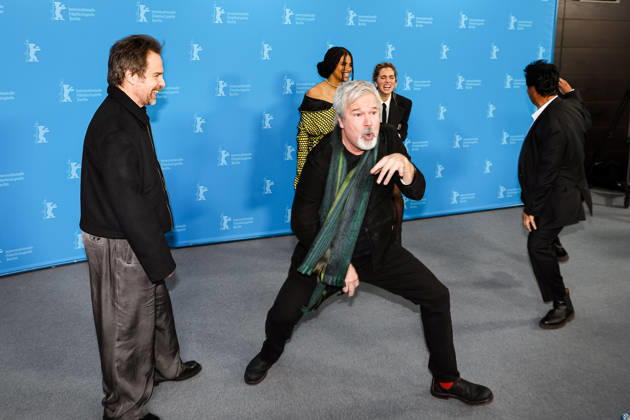 Berlin Berlinale, 76 Berlin International Film Festival 2026 Photo Call Fun shoot GOOD LUCK, HAVE FUN, DON™T DIE Gore Verbinski Director Director Sam Rockwell Actor Actor Zazie Beetz Actress Actor Haley Lu Richardson Actress Actor Michael Pena Actor Actor Asim Chaudhry Actor Actor Berlinale, 76 Copyright: xEibner-Pressefoto RogerxBuerkex EP_RBE