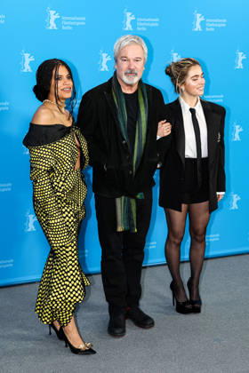 Berlin Berlinale, 76 Berlin International Film Festival 2026 Photo Call Fun shoot GOOD LUCK, HAVE FUN, DON™T DIE Zazie Beetz Actress Actor Gore Verbinski Director Director Haley Lu Richardson Actress Actor Berlinale, 76 Berlin International Film Festival 2026, 13 02 2026 Press Photo Roger Buerke Copyright: xEibner-Pressefoto RogerxBuerkex EP_RBE