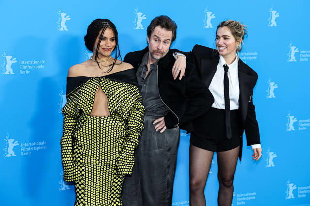 Berlin Berlinale, 76 Berlin International Film Festival 2026 Photo Call Fun shoot GOOD LUCK, HAVE FUN, DON™T DIE Sam Rockwell Actor Actor Zazie Beetz Actress Actor Haley Lu Richardson Actress Actor Berlinale, 76 Berlin International Film Festival 2026, 13 02 2026 Press Photo Roger Buerke Copyright: xEibner-Pressefoto RogerxBuerkex EP_RBE