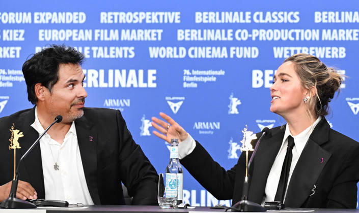 76th Berlinale International Film Festival Good Luck, Have Fun, Don t Die press conference at Grand Hyatt Hotel Featuring: Michael Pena, Haley Lu Richardson Where: Berlin, Germany When: 13 Feb 2026 Credit: Cover Images EDITORIAL USE ONLY. NOT FOR USE BY NEWSPAPERS BASED IN THE UK. Copyright: xx coverimg55465838