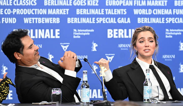 76th Berlinale International Film Festival Good Luck, Have Fun, Don t Die press conference at Grand Hyatt Hotel Featuring: Michael Pena, Haley Lu Richardson Where: Berlin, Germany When: 13 Feb 2026 Credit: Cover Images EDITORIAL USE ONLY. NOT FOR USE BY NEWSPAPERS BASED IN THE UK. Copyright: xx coverimg55465845