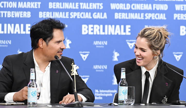 76th Berlinale International Film Festival Good Luck, Have Fun, Don t Die press conference at Grand Hyatt Hotel Featuring: Michael Pena, Haley Lu Richardson Where: Berlin, Germany When: 13 Feb 2026 Credit: Cover Images EDITORIAL USE ONLY. NOT FOR USE BY NEWSPAPERS BASED IN THE UK. Copyright: xx coverimg55465850
