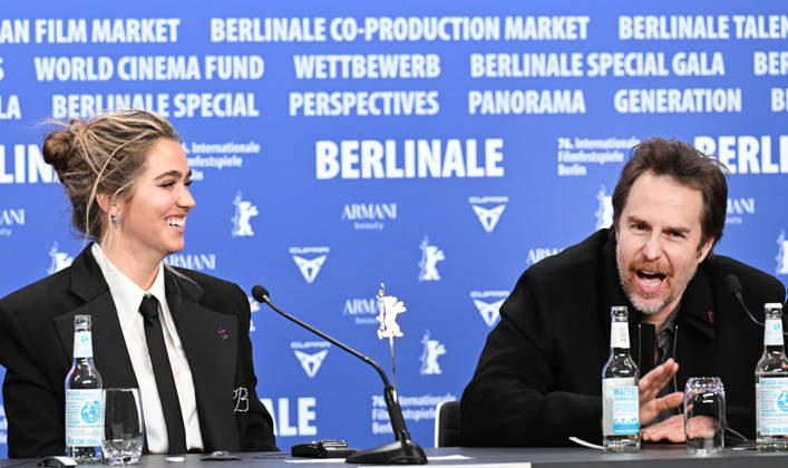 76th Berlinale International Film Festival Good Luck, Have Fun, Don t Die press conference at Grand Hyatt Hotel Featuring: Haley Lu Richardson, Sam Rockwell Where: Berlin, Germany When: 13 Feb 2026 Credit: Cover Images EDITORIAL USE ONLY. NOT FOR USE BY NEWSPAPERS BASED IN THE UK. Copyright: xx coverimg55465852