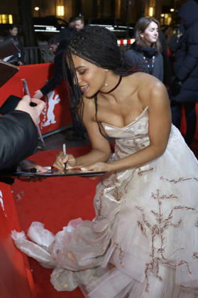 Zazie Beetz at the premiere of the feature film Good Luck, Have Fun, Don t Die at the Berlinale 2026 76 Berlin International Film Festival at the Zoo Palast Berlin, 13 02 2026 Foto:xC.xTamckex xFuturexImagex luck_6323