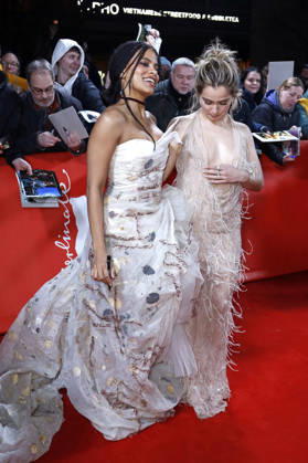 Zazie Beetz and Haley Lu Richardson at the premiere of the feature film Good Luck, Have Fun, Don t Die at the Berlinale 2026 76 Berlin International Film Festival at the Zoo Palast Berlin, 13 02 2026 Foto:xC.xTamckex xFuturexImagex luck_6330