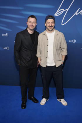Friedrich Muecke and Fahri YardÄ±m at the ARD Blue Hour as part of the 76 Berlinale on 13 02 2026 in Berlin ARD Blue Hour in Berlin