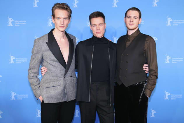 Paul Boche, Kai Stänicke and Philip Froissant at the photocall for the feature film The Homeless Trial of Hein at the Berlinale 2026 76 Berlin International Film Festival at the Hotel Grand Hyatt Berlin, 13 02 2026 Foto:xD.xBedrosianx xFuturexImagex heimatlose_6207