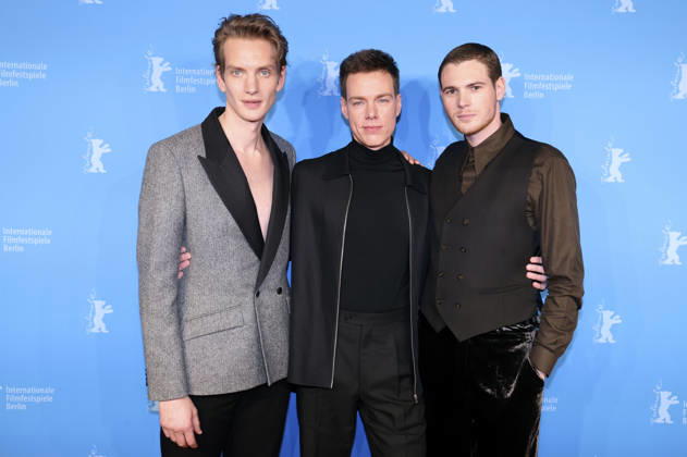 Paul Boche, Kai Stänicke and Philip Froissant at the photocall for the feature film The Homeless Trial of Hein at the Berlinale 2026 76 Berlin International Film Festival at the Hotel Grand Hyatt Berlin, 13 02 2026 Foto:xD.xBedrosianx xFuturexImagex heimatlose_6208