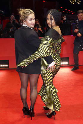 Haley Lu Richardson and Zazie Beetz at the photocall for the feature film Good Luck, Have Fun, Don t Die at the Berlinale 2026 76 Berlin International Film Festival on the Red Carpet of the Berlinale Palast Berlin, 13 02 2026 Foto:xC.xTamckex xFuturexImagex fun_6227