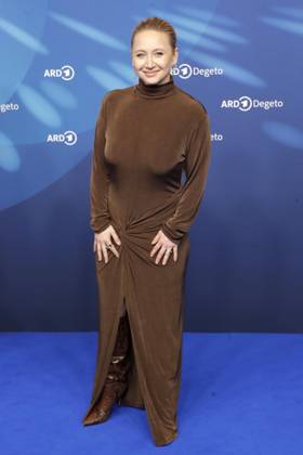 Anna Maria Mühe, at the ARD BLUE HOUR 2026, Party for the 76th Berlin International Film Festival, Berlinale, at the Telegraphenamt in Berlin, Red Carpet,
