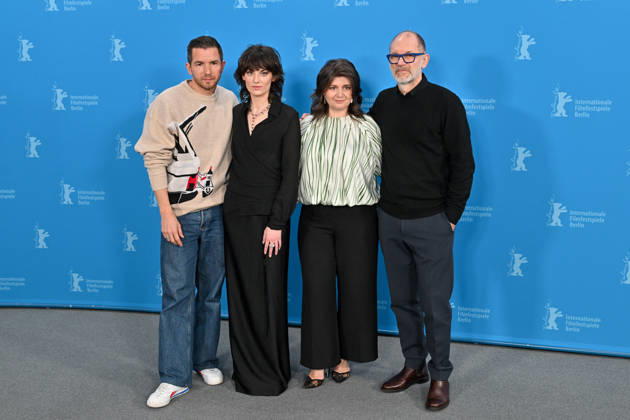 76th Berlin Film Festival Photocall Heysel 85 Matteo Simoni, Violet Braeckman, Teodora Ana Mihai, Hans Everaert attending the photocall of the movie Heysel 85 during 76th Berlin International Film Festival in Berlin, Germany on 14 February 2026. Photo by Julien Reynaud APS-Medias ABACAPRESS.COM Berlin  Copyright: xReynaudxJulien APS-Medias ABACAx