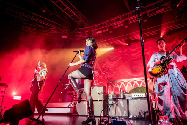 Music Concert - The Last Dinner Party Abigail Morris, Emily Roberts and Lizzie Mayland of The Last Dinner Party Milan Fabrique Italy Copyright: xMirkoxFava TSCKx xLiveMediax LPM_2291790