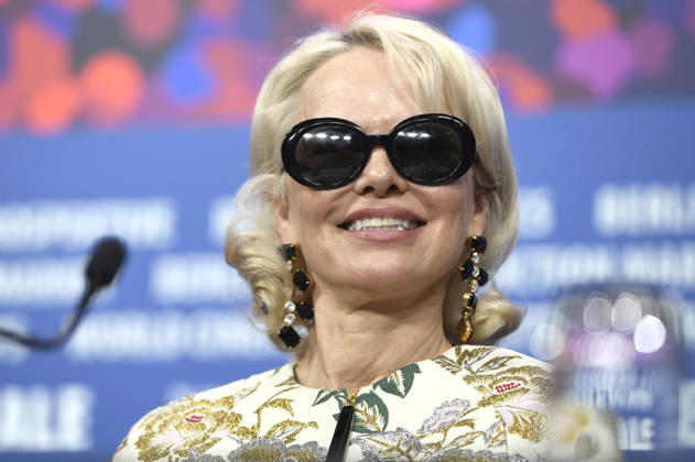 Pamela Anderson at the press conference for the feature film Rosebush Pruning at the Berlinale 2026 76 Berlin International Film Festival at the Hotel Grand Hyatt Berlin, 14 02 2026 Foto:xC.xNiehausx xFuturexImagex pruning_6270