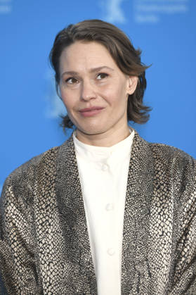 Seidi Haarla at the photocall for the feature film Yön lapsi Nightborn at the Berlinale 2026 76 Berlin International Film Festival at the Hotel Grand Hyatt Berlin, 14 02 2026 Foto:xC.xNiehausx xFuturexImagex nightborn_6213