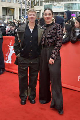 Sylvaine Faligant and Anna Roller at the premiere of the feature film Allegro Pastell at the Berlinale 2026 76 Berlin International Film Festival at the Zoo Palast Berlin, 14 02 2026 Foto:xM.xBehrensx xFuturexImagex allegro_6218