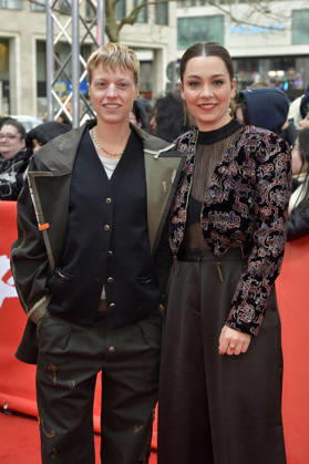 Sylvaine Faligant and Anna Roller at the premiere of the feature film Allegro Pastell at the Berlinale 2026 76 Berlin International Film Festival at the Zoo Palast Berlin, 14 02 2026 Foto:xM.xBehrensx xFuturexImagex allegro_6219