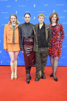 Luna Wedler, Haley Louise Jones, Sylvaine Faligant and Martina Gedeck at the premiere of the feature film Allegro Pastell at the Berlinale 2026 76 Berlin International Film Festival at the Zoo Palast Berlin, 14 02 2026 Foto:xM.xBehrensx xFuturexImagex allegro_6227