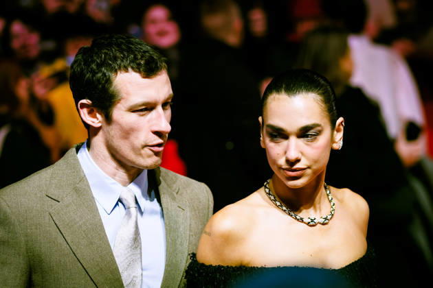 Red Carpet for Rosebush Pruning , Berlinale Palast , Berlin, Germany Dua Lipa joins Callum Turner on the Red Carpet for Rosebush Pruning during Berlinale (Berlin Film Festival) at Berlinale Palast , Berlin, , Germany on 14 February 2026., Credit:Julie Edwards Avalon  Copyright: xJuliexEdwardsx xAvalonx 1075070495