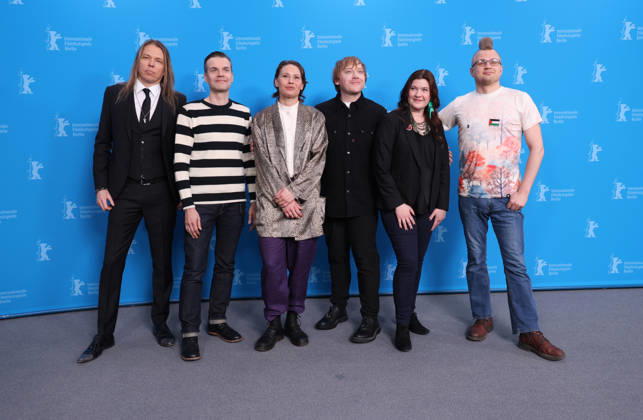 February 14, 2026, Berlin, Germany: Eicca Toppinen, Daniel Kuitunen, Seidi Haarla, Rupert Grint, Hanna Bergholm and Ilja Rautsi attend the photocall of YoÂ¶n Lapsi (Nightborn) during the 76th Berlinale International Film Festival at Hotel Hyatt in Berlin, Germany, on 14 February 2026. Photo: Berlin Germany - ZUMAm179 20260214_zep_m179_015 Copyright: xAlecxMichaelx