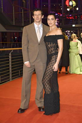 Callum Turner and Dua Lipa at the premiere of the feature film Rosebush Pruning at the Berlinale 2026 76 Berlin International Film Festival in the Berlinale Palast Berlin, 14 02 2026 Foto:xC.xNiehausx xFuturexImagex rosebush_6250