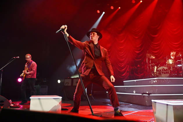 MaxÃ¯mo Park performing at Brixton Academy LONDON, ENGLAND - FEBRUARY 14: Paul Smith of ˜MaxÃ¯mo Park™ performing at Brixton Academy on February 14, 2026 in London, England. CAP MAR MAR Great Britain Copyright: xMartinxHarris CapitalxPicturesx