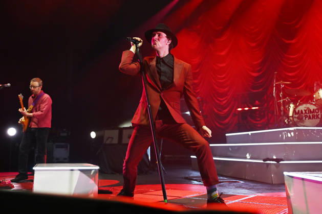 MaxÃ¯mo Park performing at Brixton Academy LONDON, ENGLAND - FEBRUARY 14: Paul Smith of ˜MaxÃ¯mo Park™ performing at Brixton Academy on February 14, 2026 in London, England. CAP MAR MAR Great Britain Copyright: xMartinxHarris CapitalxPicturesx