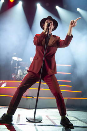Maximo Park at O2 Academy Brixton 14 02 2026 Maximo Park perform at O2 Academy Brixton in London on 14th February 2026. Tom English drums Duncan Lloyd guitar Paul Smith lead vocals Jemma Freese keyboards, piano, backing vocals Andrew Lowther bass guitar, Credit:Zoran Veselinovic Avalon UK, London, O2 Academy Brixton  Copyright: xZoranxVeselinovicx xAvalonx 1075153037
