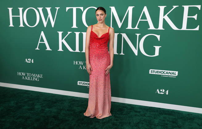 Los Angeles Special Screening Of A24 s How To Make A Killing 14 February, 2026 - Los Angeles, California -Margaret Qualley. Los Angeles Special Screening Of A24 s How To Make A Killing held at AMC The Grove 14 in Los Angeles. Photo Credit: AdMedia Los Angeles CA United States EDITORIAL USE ONLY Copyright: xx ADx admphotostwo968912