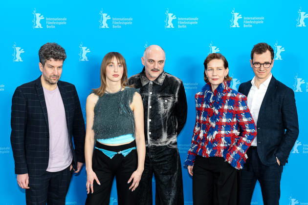 Berlin Berlinale, 76 Berlin International Film Festival 2026 Photo Call ROSE Tobias Walker Producer Caro Braun Actress Actor Markus Schleinzer Director, Screenwriter Director, Screenwriter Sandra Hüller Actress Actor Johannes Schubert Producer Producer Berlinale, 76 Berlin International Film Festival 2026, 15 02 2026 Copyright: xEibner-Pressefoto RogerxBuerkex EP_RBE