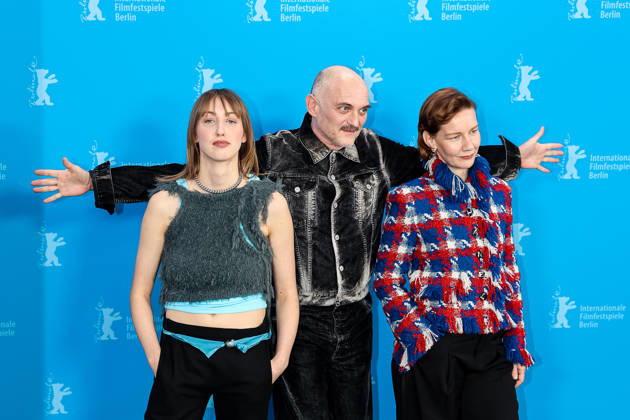 Berlin Berlinale, 76 Berlin International Film Festival 2026 Photo Call ROSE Caro Braun Actress Actor Markus Schleinzer Director, Screenwriter Director, Screenwriter Sandra Hüller Actress Actor Berlinale, 76 Berlin International Film Festival 2026, 15 02 2026 Copyright: xEibner-Pressefoto RogerxBuerkex EP_RBE
