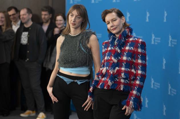 Caro Braun and Sandra Hüller Hueller at the Photo Call for the Kino Film Rose at the Berlinale 76 International Film Festival at Berlinale Palast on Sunday February 15, 2026 in Berlin Berlin Germany