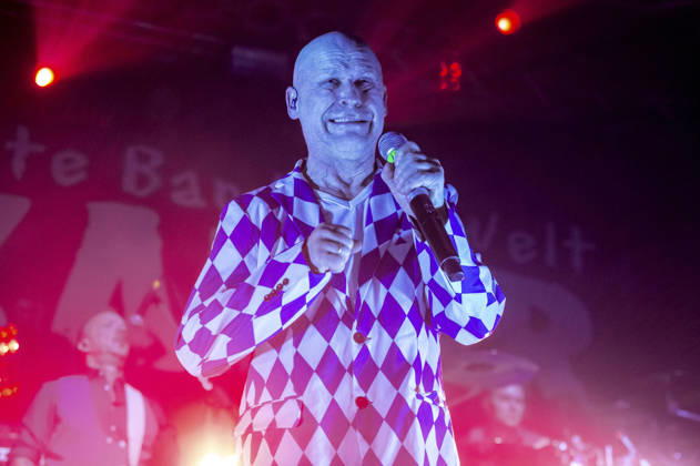 Stumpen from Knorkator live at a concert of the All Good Things are 30 Tour at Capitol Hannover, 14 02 2026 Foto:xC.xSpeidelx xFuturexImagex knorkator_6203