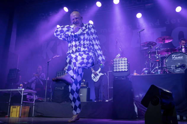Stumpen from Knorkator live at a concert of the All Good Things are 30 Tour at Capitol Hannover, 14 02 2026 Foto:xC.xSpeidelx xFuturexImagex knorkator_6210