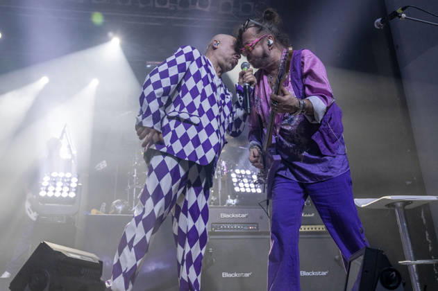 Stumpen and Buzz Dee from Knorkator live at a concert of the All Good Things are 30 Tour at Capitol Hannover, 14 02 2026 Foto:xC.xSpeidelx xFuturexImagex knorkator_6215