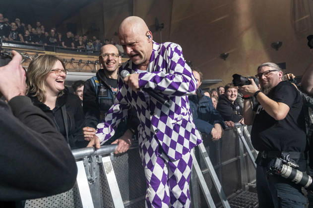 Stumpen from Knorkator live at a concert of the All Good Things are 30 Tour at Capitol Hannover, 14 02 2026 Foto:xC.xSpeidelx xFuturexImagex knorkator_6216