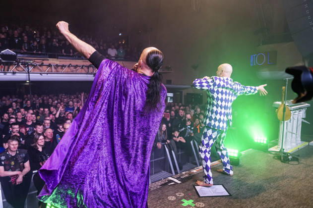 Alf Ator and Stumpen from Knorkator live at a concert of the All Good Things are 30 Tour at Capitol Hannover, 14 02 2026 Foto:xC.xSpeidelx xFuturexImagex knorkator_6221