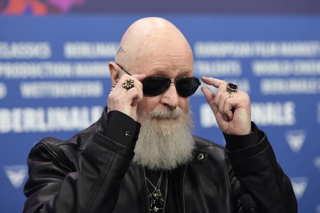 Rob Halford at the press conference for the documentary The Ballad of Judas Priest at the Berlinale 2026 76 Berlin International Film Festival at the Hotel Grand Hyatt Berlin, 15 02 2026 Foto:xC.xNiehausx xFuturexImagex priest_6264