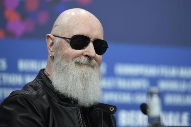 Rob Halford at the press conference for the documentary The Ballad of Judas Priest at the Berlinale 2026 76 Berlin International Film Festival at the Hotel Grand Hyatt Berlin, 15 02 2026 Foto:xC.xNiehausx xFuturexImagex priest_6267