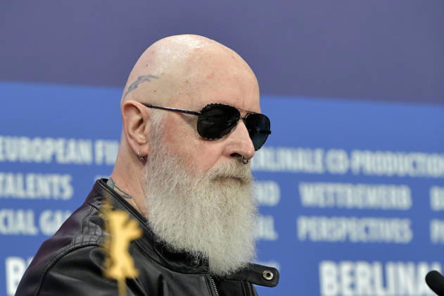 Rob Halford at the press conference for the documentary The Ballad of Judas Priest at the Berlinale 2026 76 Berlin International Film Festival at the Hotel Grand Hyatt Berlin, 15 02 2026 Foto:xM.xBehrensx xFuturexImagex priest_6298
