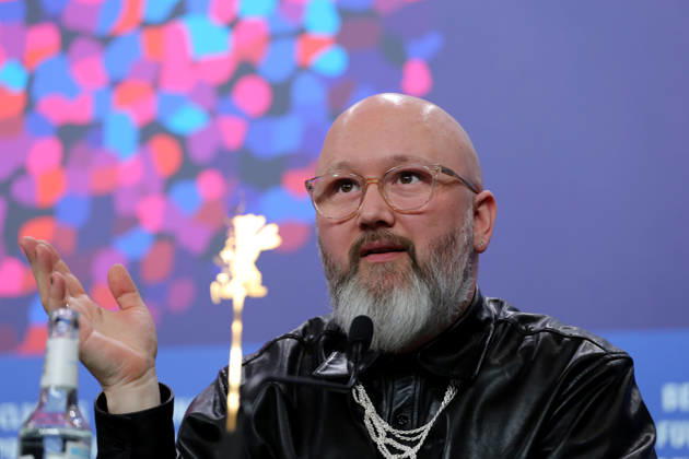 February 15, 2026, Berlin, Germany: Belgian screenwriter Angelo Tijssens attends a press conference for the film Dust during the 76th Berlin International Film Festival (Berlinale), which is Europe s first major film festival of the year, in Berlin. The festival runs from February 12 to 22, 2026. Berlin Germany - ZUMAf146 20260215_zip_f146_026 Copyright: xRouzbehxFouladix
