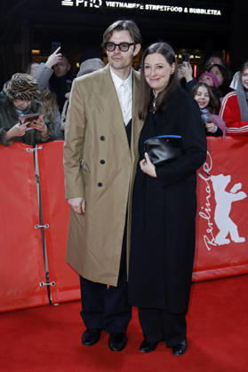 Sam Riley with husband Alexandra Maria Lara at the premiere of the BBC series Mint at the Berlinale 2026 76 Berlin International Film Festival at the Zoo Palast Berlin, 15 02 2026 Foto:xC.xTamckex xFuturexImagex mint_6205