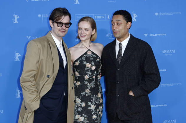 Sam Riley, Emma Laird and Loyle Carner at the premiere of the BBC series Mint at the Berlinale 2026 76 Berlin International Film Festival at the Zoo Palast Berlin, 15 02 2026 Foto:xC.xTamckex xFuturexImagex mint_6219
