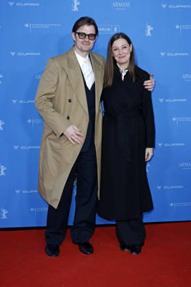 Sam Riley with husband Alexandra Maria Lara at the premiere of the BBC series Mint at the Berlinale 2026 76 Berlin International Film Festival at the Zoo Palast Berlin, 15 02 2026 Foto:xC.xTamckex xFuturexImagex mint_6234